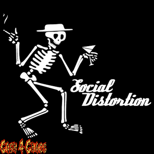 Social Distortion Screened Canvas Back Patch