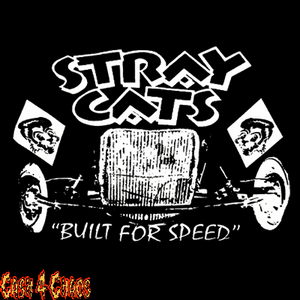 Stray Cats Screened Canvas Back Patch