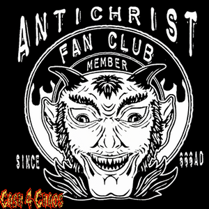 Anti Christ Fan Club Screened Canvas Back Patch