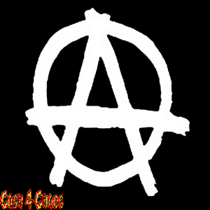 Anarchy (logo) Screened Canvas Back Patch