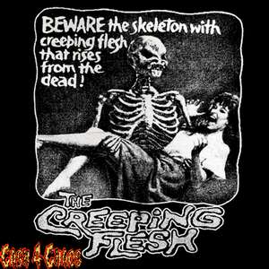 The Creeping Flesh Screened Canvas Back Patch