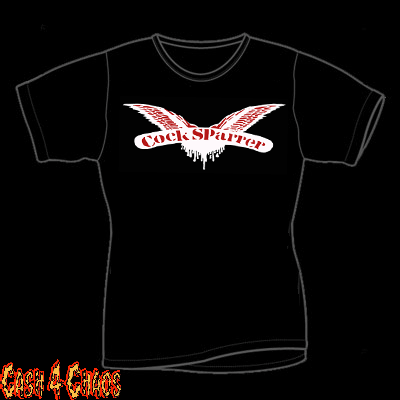 Cock Sparrer Red & White Logo Design Baby Doll Tee