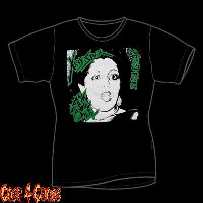 X-Ray Spex White & Green Oh Bondage! Design Baby Doll Tee