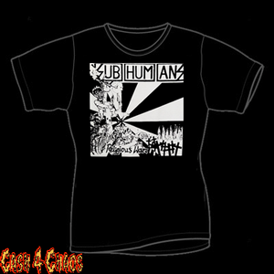 Subhumans Religious Wars E.P. Cover Design Baby Doll Tee