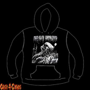 MDC "Multi Death Corporation" Portrait Design Screen Printed Pullover Hoodie