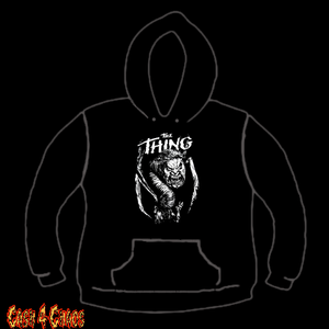 The Thing John Carpenters' Design Screen Printed Pullover Hoodie